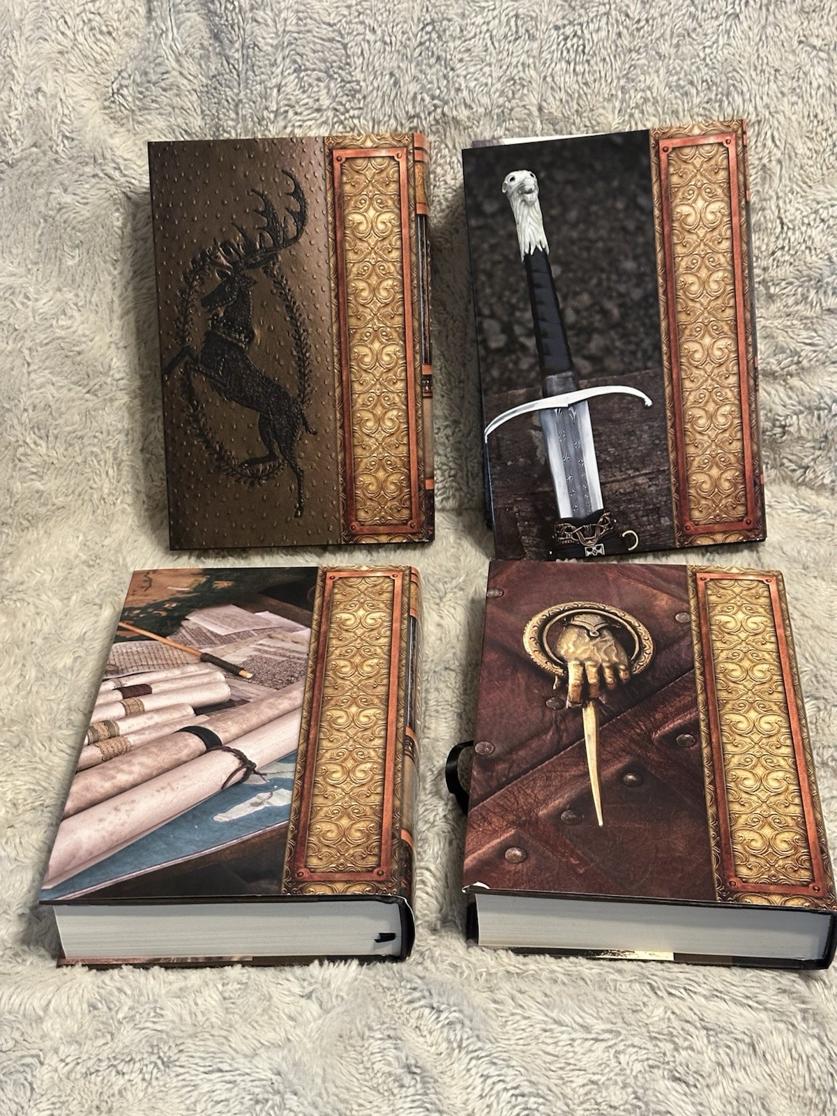 Game of Thrones Vol 1–4 | 1st Print | Box Set | George R. R. Martin | HCDJ |