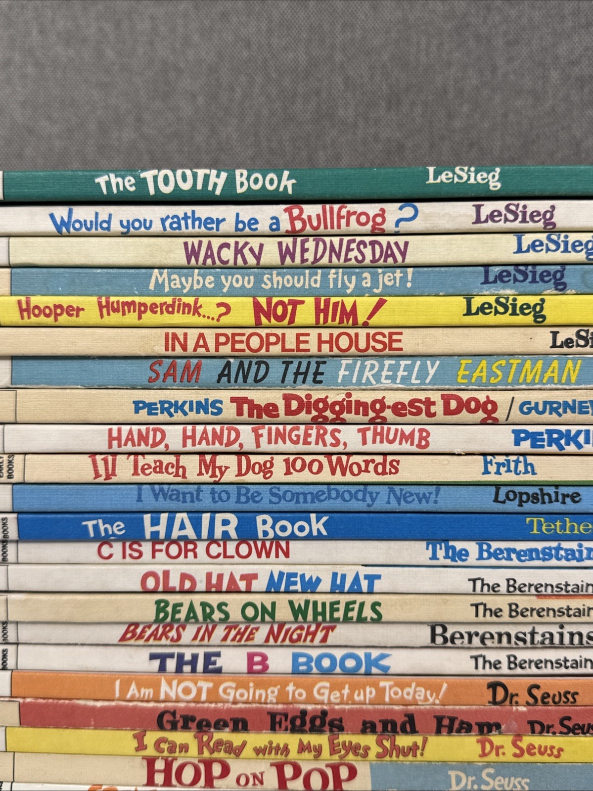 Vintage Lot Of 30. Dr. Seuss & Others Beginner Bright and Early Books