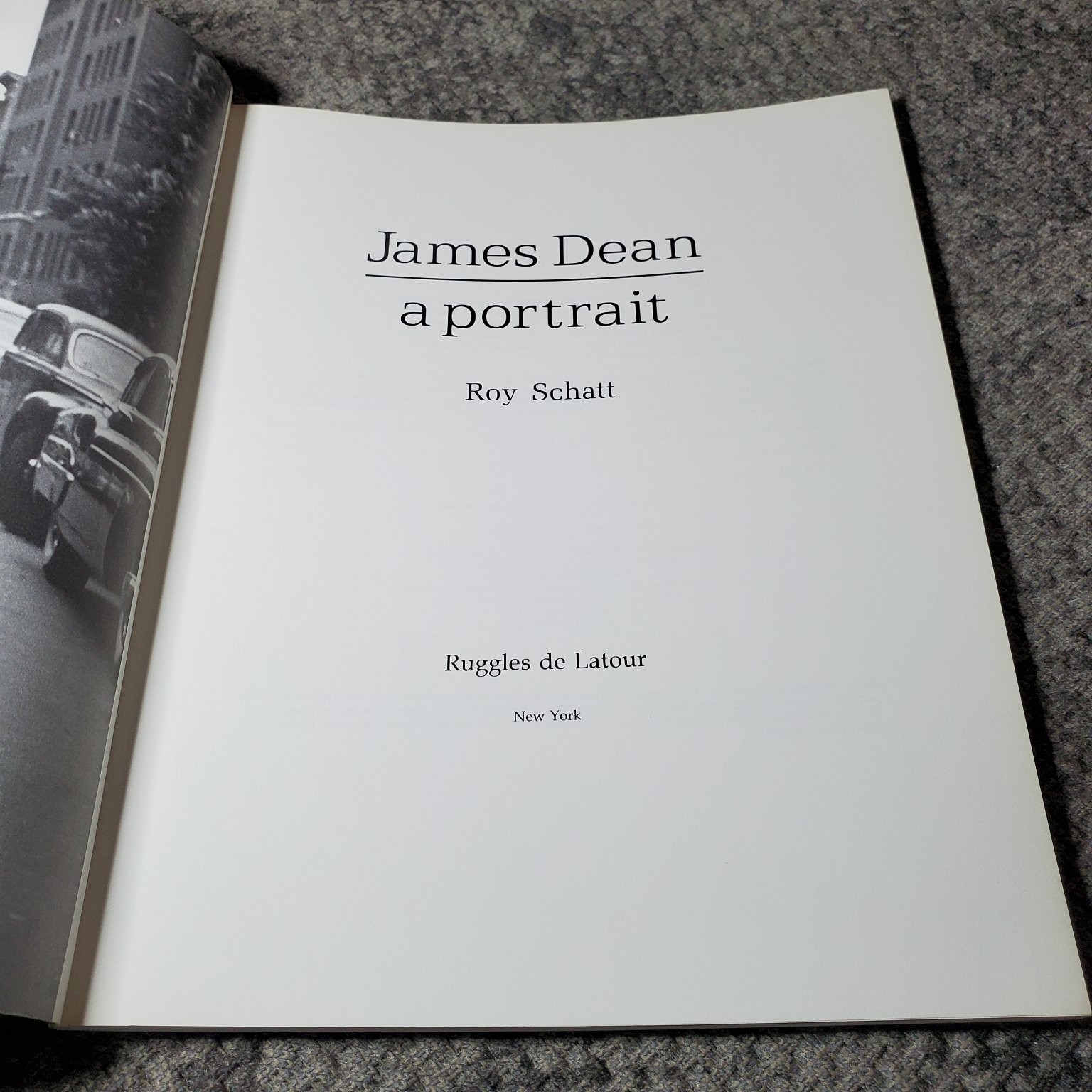 James Dean A Portrait Roy Schatt 1990 4th Print Photography Ruggles de Latour