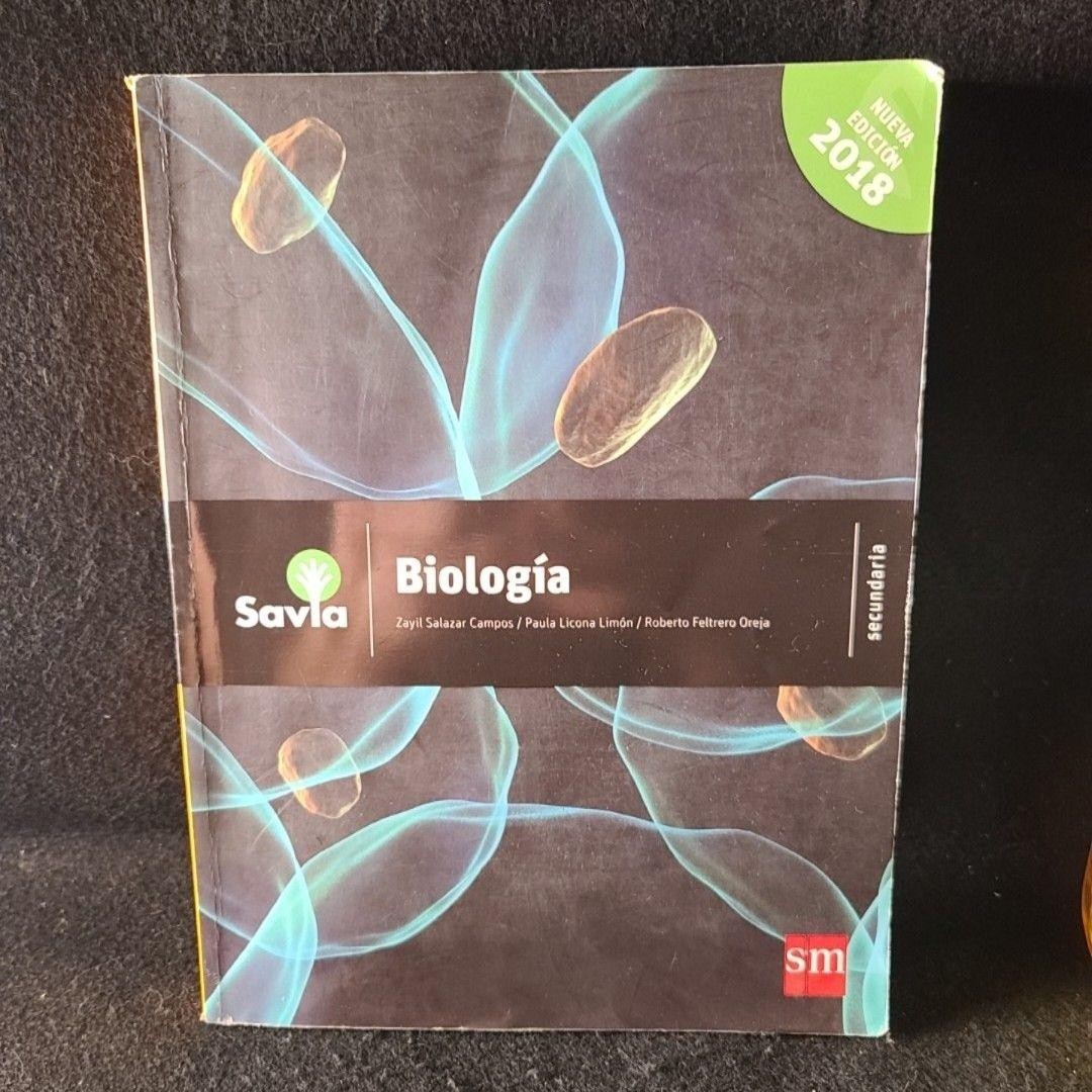 Zayil Salazar Campos Biología Savia SM 2018 Paperback Spanish Activity Book