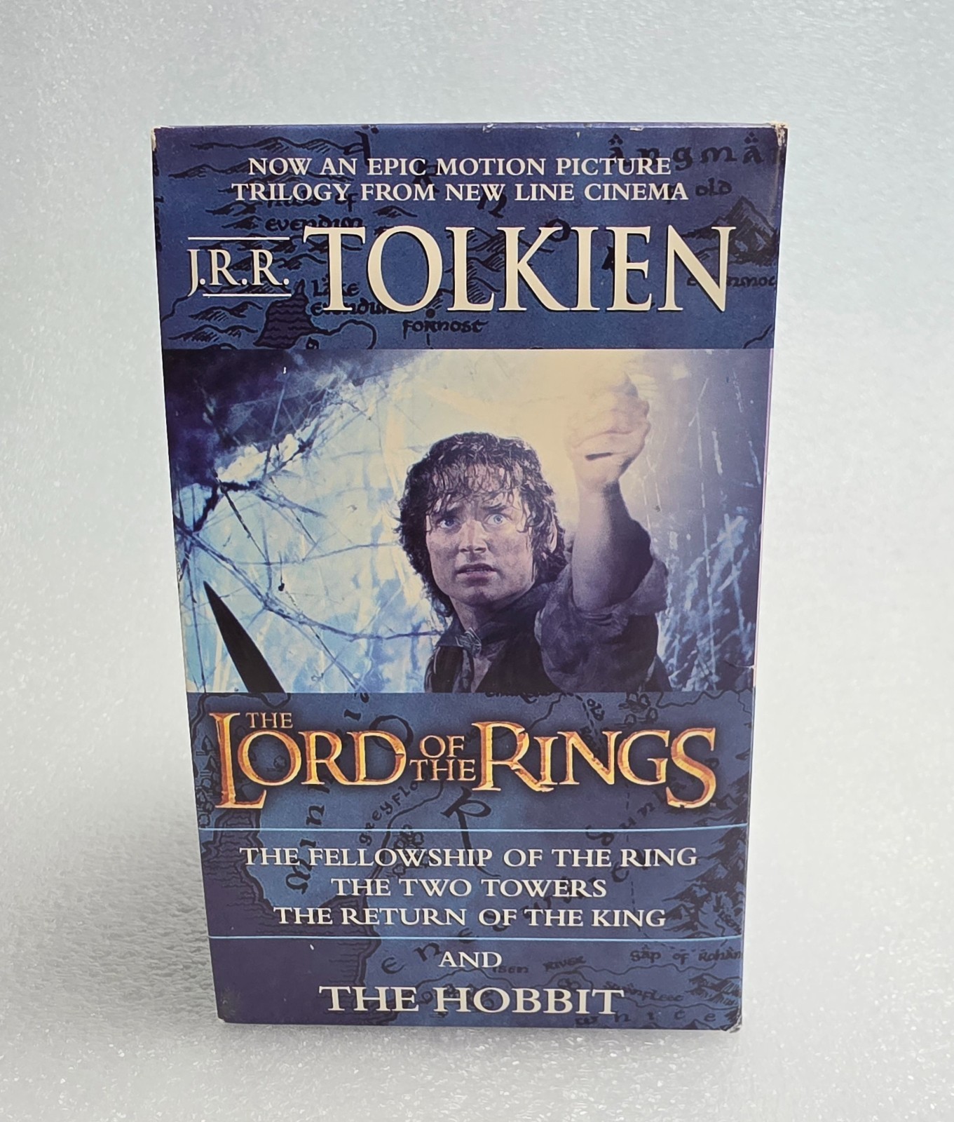 J.R.R. Tolkien Hobbit & Lord of the Rings 4 Book Box Set Del Rey Paperback LOTR